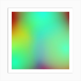 Abstract Rainbow Background 4 Art Print