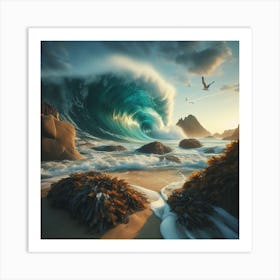 Big Wave 1 Art Print