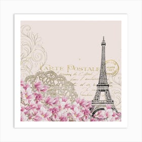 Paris Eiffel Tower Art Print