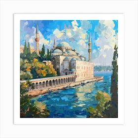 Blue Mosque 11 Art Print