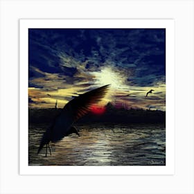 Night Landscape Art Print