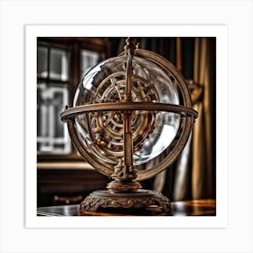 Astronomical Globe Art Print