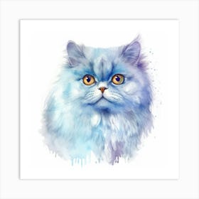 Blue Persian Cat Portrait 3 Poster