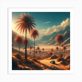 Desert Landscape 2 Art Print