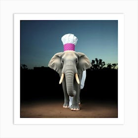 Asm Elephant Wearing Like A Doctor F472e71c Ab7a 4c90 A7cd Cd1e0d8d20ed Art Print