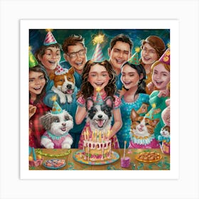 Birthday Party Art Print