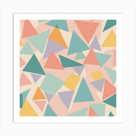 Abstract Triangles 11 Art Print