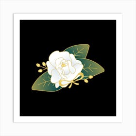 White Magnolia Art Print