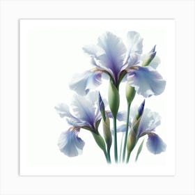 Flower of Iris 1 Art Print