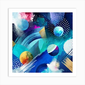 Abstract Painting 152 Art Print