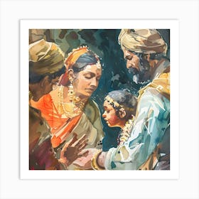 Indian Wedding 2 Art Print