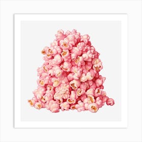 Pink Popcorn 5 Art Print