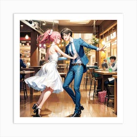 Swing & Savor Diner Art Print