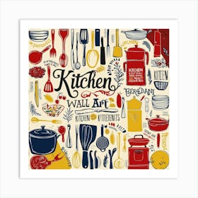 Kitchen Wall Art Art Print