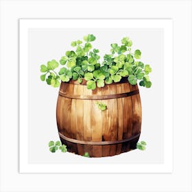 Barrel Of Shamrocks (11) Art Print