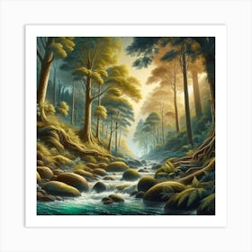 The Magic of the Forest Art Print