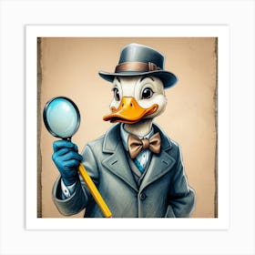 Detective Duck 22 Art Print