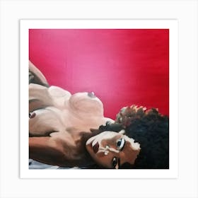 Kienya, Lounging Nude Art Print