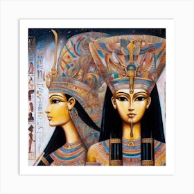 Egyptian Queens Art Print