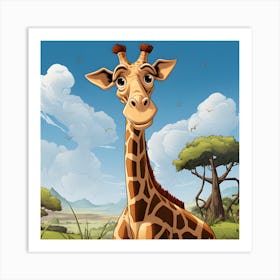 Giraffe 1 Art Print