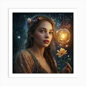 Fairytale Girl Art Print