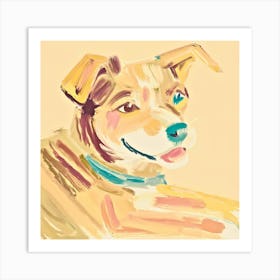 Dog Portrait 1 Art Print