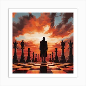 Chess Pieces 1 Art Print