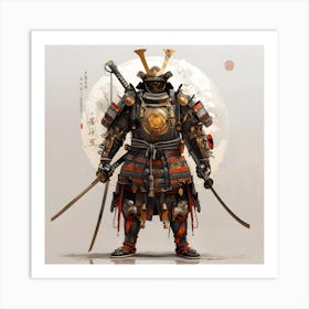 Samurai Warrior 1 Art Print