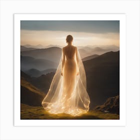 Light In The Mountains Art Print