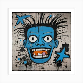 'Blue Monster' 1 Art Print