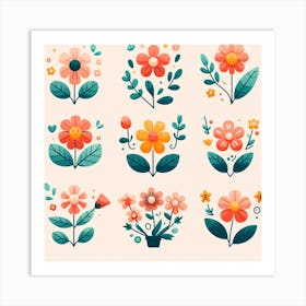 Flower glade 1 Art Print