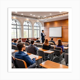 Lecture Hall Art Print