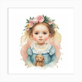 Portrait of Little Adelaide Art Print