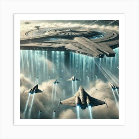 Tempest Class Carrier Air Water Manipulation Art Print