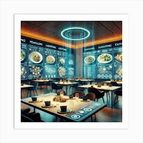 Customizable Restaurant Experience Art Print