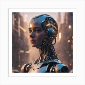 Cyborg Art Print