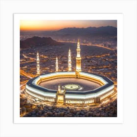 Mecca beautiful view Art Print