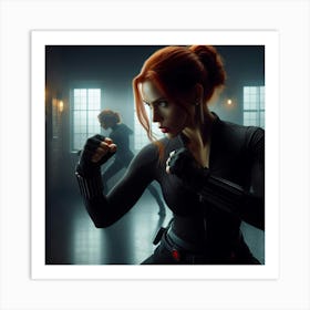 Black Widow Art Print