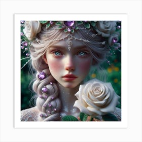 Fairytale Girl 4 Art Print