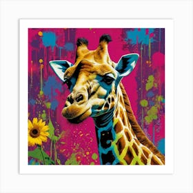 Giraffe 4 Art Print