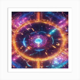 Abstract Interpretation of Quantum Physics Art Print