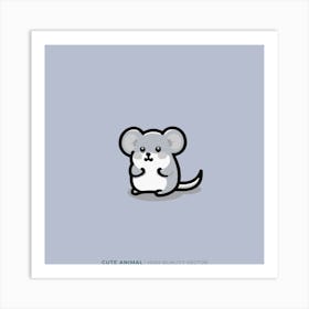 Cute Mouse Illustration Art Print