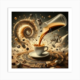 Coffee Pouring 46 Art Print