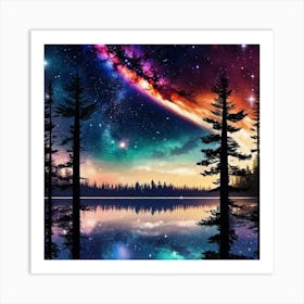 Galaxy Wallpaper 37 Art Print