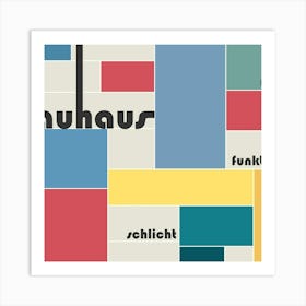 Bauhaus Style 23 Art Print