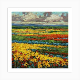 Field Of Poppies Art Print