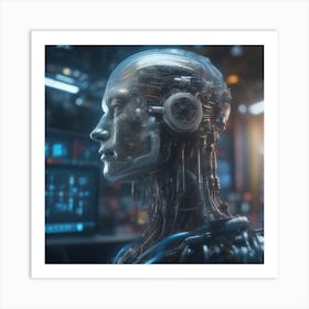 Cyborg 50 Art Print