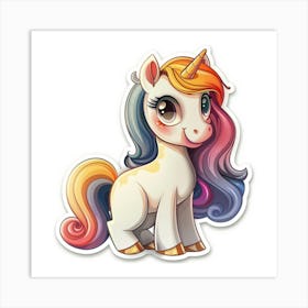 Unicorn Sticker 150 Art Print