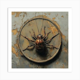 The Circle Beetle Art Print