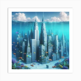 NYC Underwater Art Print